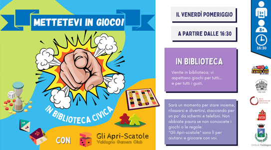 Flyer - Mettetevi in gioco