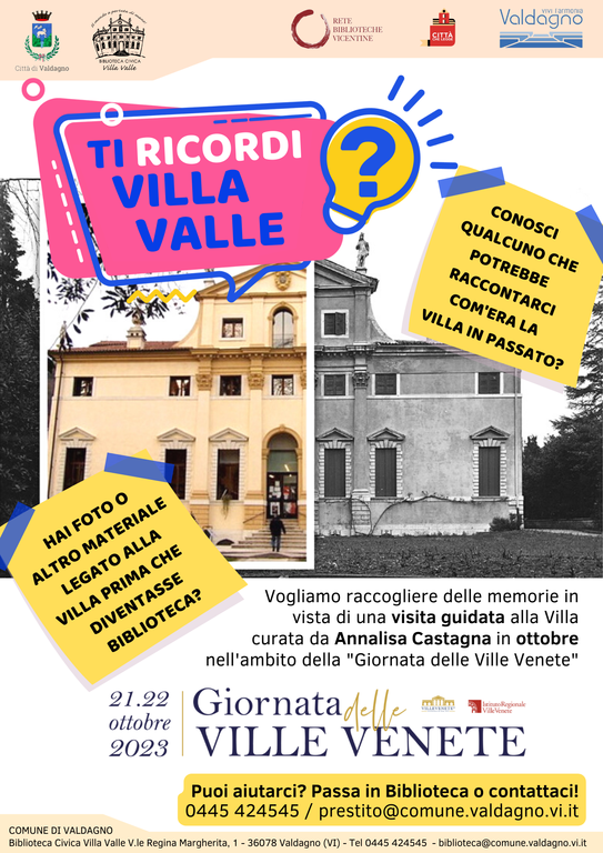 Flyer - Ti ricordi Villa Valle?